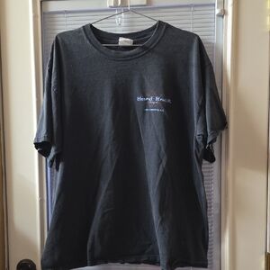 Hard Rock Cafe Charcoal Tee with Logo
